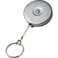 Original Series Retractable Keychain, Chrome, 24" Cable, Belt Clip Attachment Trail Hammer and Bolt