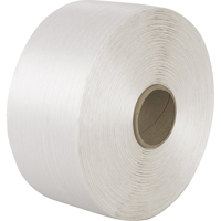 Bonded Cord Strapping, Polyester Cord, 1/4" W x 7800' L, Manual Grade Trail Hammer and Bolt