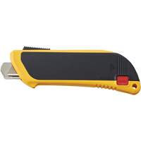 Couteau de s&eacute;curit&eacute; autor&eacute;tractable automatique avec m&eacute;canisme de protection, 10 mm, Acier au carbone, Robuste, Prise en Plastique Trail Hammer and Bolt