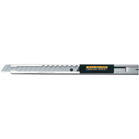 Couteau de pr&eacute;cision pour travaux de s&eacute;rie standard, 9 mm, Acier inoxydable, Prise en Acier inoxydable Trail Hammer and Bolt
