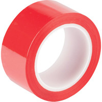 Ruban &agrave; coller rouge, 48 mm (1-22/25") x 66 m (216,5')  Trail Hammer and Bolt