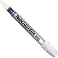 Marqueur &agrave; peinture nettoyable au d&eacute;tergent Paint-Riter+, Liquide, Blanc Trail Hammer and Bolt