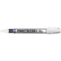 Marqueurs &agrave; la peinture nettoyable &agrave; l'eau Paint-Riter+, Liquide, Blanc Trail Hammer and Bolt
