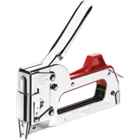 Manual Stapler/Tacker , 1/4" Staples Trail Hammer and Bolt