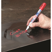 Marqueur pour surfaces huileuses Paint-Riter +, Liquide, Rouge Trail Hammer and Bolt