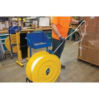 Distributeur de feuillards, Feuillard Polyester/Acier/Polypropyl&egrave;ne, Dia de noyau 16"/8", largeur de rouleau 3"/8"/6" Trail Hammer and Bolt