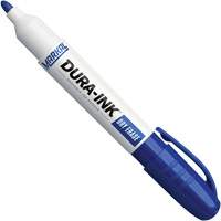 Dura-Ink&reg; Dry Erase Ink Markers, Blue, Bullet Tip Trail Hammer and Bolt
