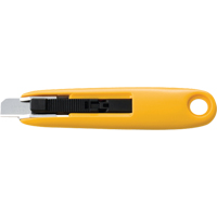 Couteau de s&eacute;curit&eacute; compact autor&eacute;tractable, 11 mm, Acier au carbone, Prise en Plastique Trail Hammer and Bolt