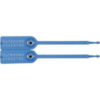 Gemini&reg; Tote Seals, 7-1/4", Plastic, Pull-Through Trail Hammer and Bolt