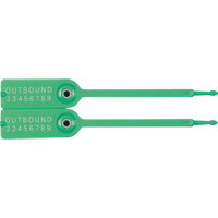 Gemini&reg; Tote Seals, 7-1/4", Plastic, Pull-Through Trail Hammer and Bolt
