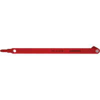 uniFreight Security Seals, 7-3/4", Plastic, Truck Seal Trail Hammer and Bolt