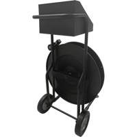Distributeur de feuillards, Feuillard Polyester/Acier/Polypropyl&egrave;ne, Dia de noyau 16"/8", largeur de rouleau 3"/8"/6" Trail Hammer and Bolt