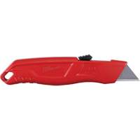 Self-Retracting Knife, 3/4", Steel, Metal Handle Trail Hammer and Bolt
