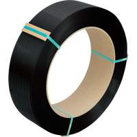Strapping, Polyester, 1/2" W x 5800' L, Black, Manual Grade Trail Hammer and Bolt
