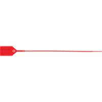 Standard-Duty Security Seal, 12", Plastic, Plastic Seal Trail Hammer and Bolt