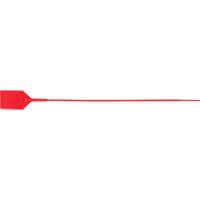 Standard-Duty Security Seal, 12", Plastic, Plastic Seal Trail Hammer and Bolt
