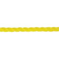 Corde jaune tress&eacute;e 1/4", Polypropyl&egrave;ne, 1300' Trail Hammer and Bolt