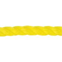 Corde jaune tress&eacute;e 1/2", Polypropyl&egrave;ne, 335' Trail Hammer and Bolt