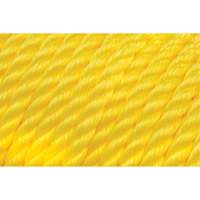 Corde jaune tress&eacute;e 1/2", Polypropyl&egrave;ne, 335' Trail Hammer and Bolt
