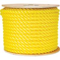 Corde jaune tress&eacute;e 5/8", Polypropyl&egrave;ne, 200' Trail Hammer and Bolt
