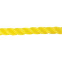 Corde jaune tress&eacute;e 5/8", Polypropyl&egrave;ne, 200' Trail Hammer and Bolt