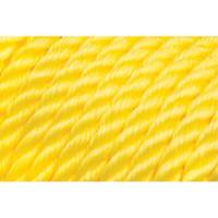 Corde jaune tress&eacute;e 5/8", Polypropyl&egrave;ne, 200' Trail Hammer and Bolt