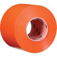 Ruban de marquage de planchers durable 971, 4" x 108', Vinyle, Orange Trail Hammer and Bolt