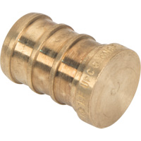 Capuchon de tuyau sans plomb, Tuyau, 1/2" dia., Laiton Trail Hammer and Bolt