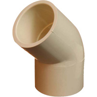 Raccord coude 45° Flowguard Gold, Standard, PVC-C, 1/2" Trail Hammer and Bolt