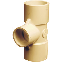 Raccord en T Flowguard Gold, R&eacute;ducteur, PVC-C, 3/4" x 3/4" x 1/2" Trail Hammer and Bolt
