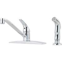 Pfirst Series Kitchen Faucet with Side Sprayer Trail Hammer and Bolt