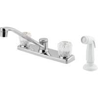 Pfirst Series Kitchen Faucet with Side Sprayer Trail Hammer and Bolt