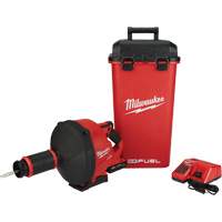M18 Fuel Drain Snake with Cable Drive & 5/16” Cable, Electric, 1/4" x 50'/3/8" x 35' Trail Hammer and Bolt