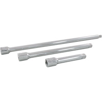 Socket Extension Set, 1/2" Drive, Chrome Finish, 3 Pcs Trail Hammer and Bolt