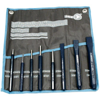Punch & Chisel Set, 8 Pieces Trail Hammer and Bolt