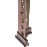 Accessoires pour corni&egrave;res perfor&eacute;es - Pied en plastique (montant simple) Trail Hammer and Bolt