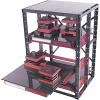 &eacute;tag&egrave;res &agrave; glissi&egrave;re E-Z Glide - Tablettes suppl&eacute;mentaires, Acier, 48" la x 48" p Trail Hammer and Bolt