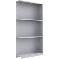 Interlok Shelving Unit, Steel, Boltless, 450 lbs. Capacity, 48" W x 88" H x 24" D Trail Hammer and Bolt