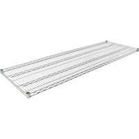 Tablette en treillis pour &eacute;tag&egrave;re robuste en treillis chromat&eacute;, 72" la x 18" p, Capacit&eacute; de 600 lb Trail Hammer and Bolt