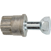 Pieds de nivellement pour &eacute;tag&egrave;re en treillis chromat&eacute; Trail Hammer and Bolt