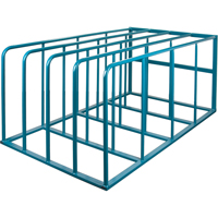 Supports verticaux standards pour rev&ecirc;tements en feuilles, 84" la x 50" p x 36-3/4" h, Capacit&eacute; de 4000 lb Trail Hammer and Bolt