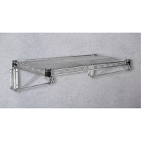 Tablette en treillis pour &eacute;tag&egrave;re robuste en treillis chromat&eacute;, 30" la x 14" p, Capacit&eacute; de 800 lb Trail Hammer and Bolt