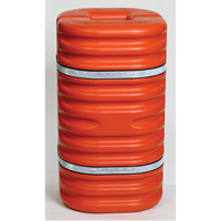 Column Protector, 6" Inside Opening, 24" L x 24" W x 42" H, Orange Trail Hammer and Bolt