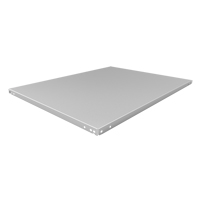 Slotted Angle Shelf, Galvanized Steel, 42" W x 32" D Trail Hammer and Bolt