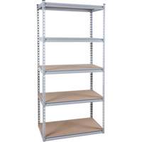 Heavy-Duty Shelving, Steel, Boltless, 1200 lbs. Capacity, 48" W x 72" H x 18" D Trail Hammer and Bolt