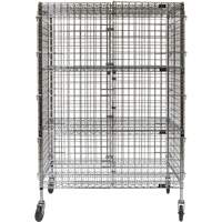Chariot de s&eacute;curit&eacute;, Chrom&eacute;, 48" x 69" x 24", Capacit&eacute; 500 lb Trail Hammer and Bolt