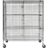 Chariot de s&eacute;curit&eacute;, Chrom&eacute;, 60" x 69" x 24", Capacit&eacute; 500 lb Trail Hammer and Bolt