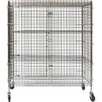 Chariot de s&eacute;curit&eacute;, Chrom&eacute;, 60" x 69" x 24", Capacit&eacute; 500 lb Trail Hammer and Bolt