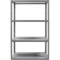 Heavy-Duty Shelving, Steel, Bolted, 3000 lbs. Capacity, 36" W x 72" H x 18" D Trail Hammer and Bolt