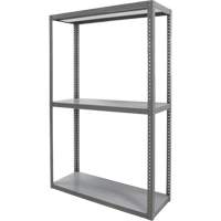 &eacute;tag&egrave;re robuste, Acier, Boulonn&eacute;, Capacit&eacute; 3000 lb, 36" la x 72" h x 18" p Trail Hammer and Bolt